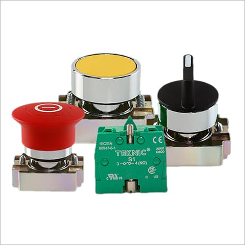 Industrial Metal Series Push Buttons and Indicator Lights